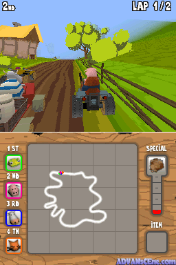 Calvin Tucker's Redneck Farm Animal Racing Tournament screenshot 3 for Nintendo DS